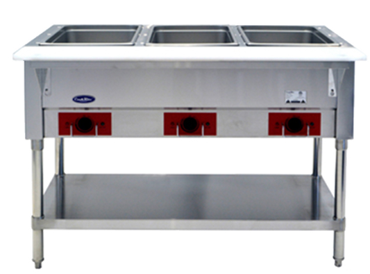 3 Open Well Electric Steam Table